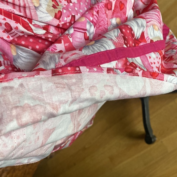 RETRO LICIOUS RETRO PIN UP ROCKABILLY GNOMES HEART SLEEVELESS DRESS XL NEW - Picture 10 of 10